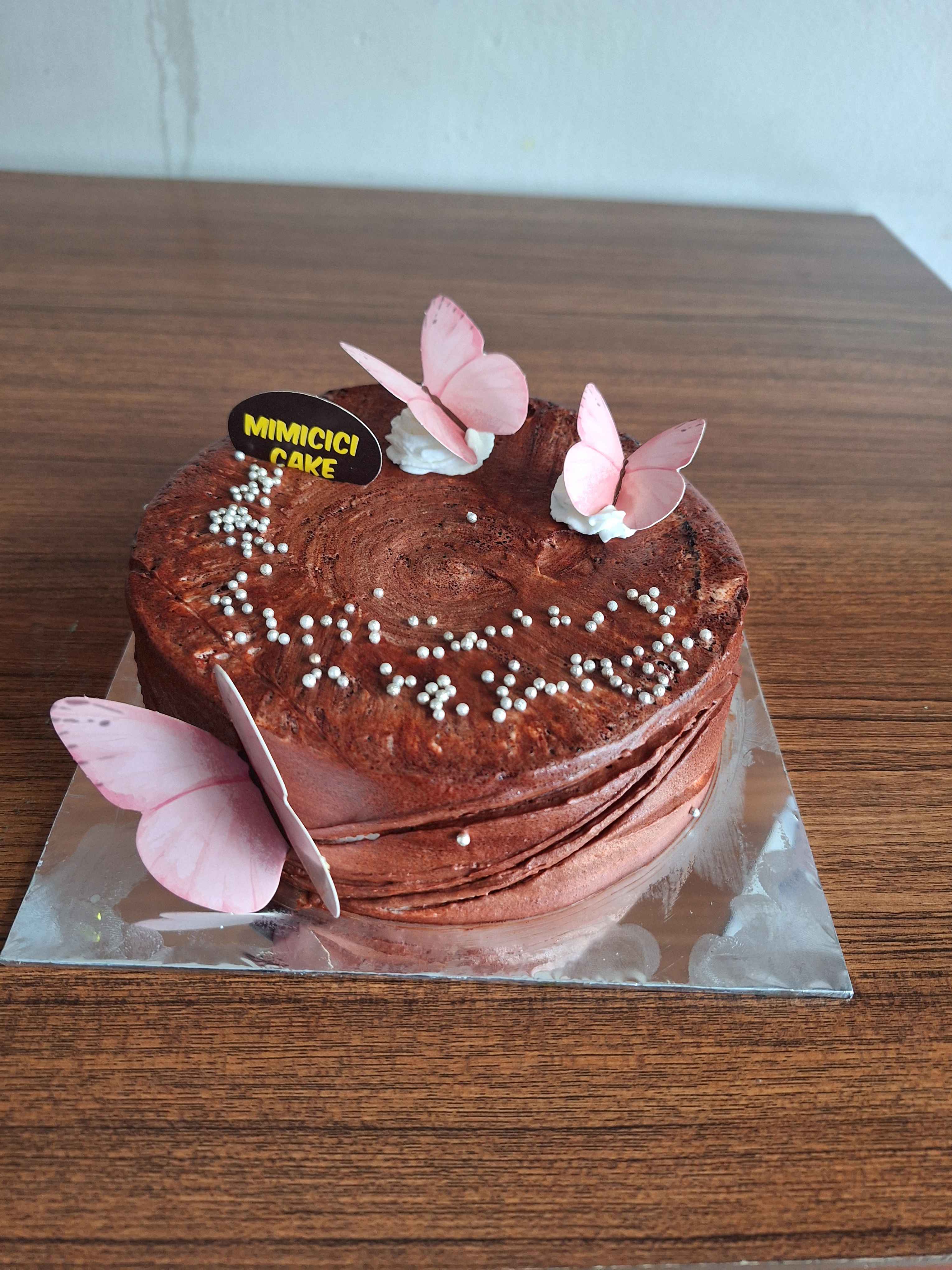 Butterfly Cake Coklat